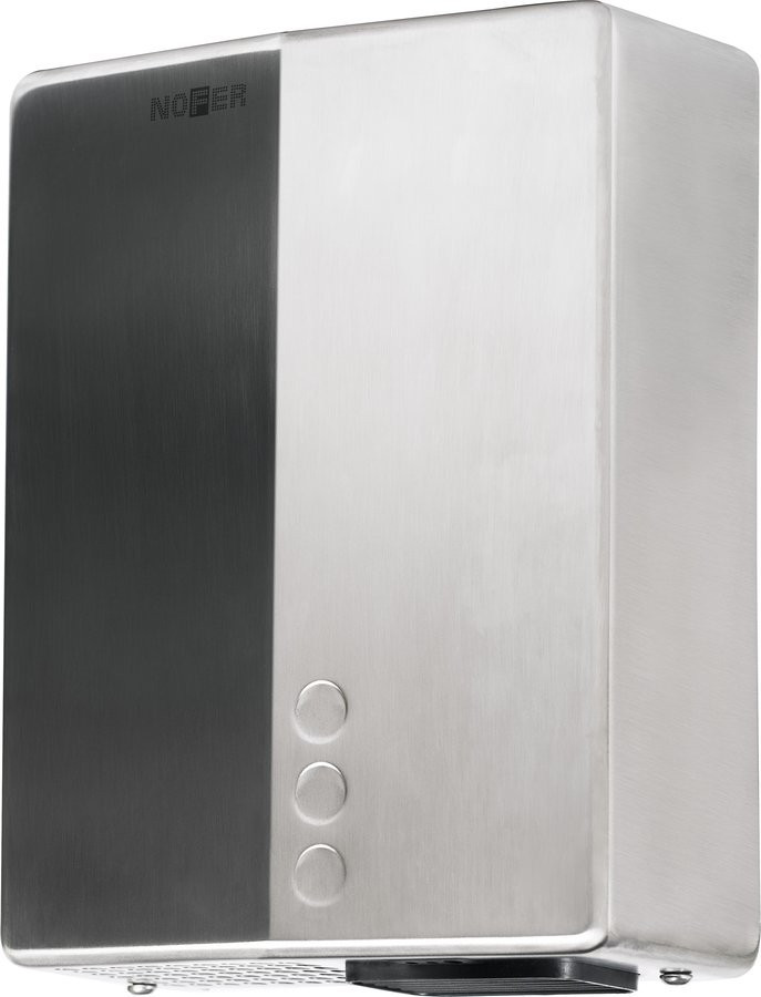 SAPHO BIGFLOW EVO bezdotykový elektrický osoušeč rukou 220-240V, 2050W, 218x284x102, nerez mat 01481.S