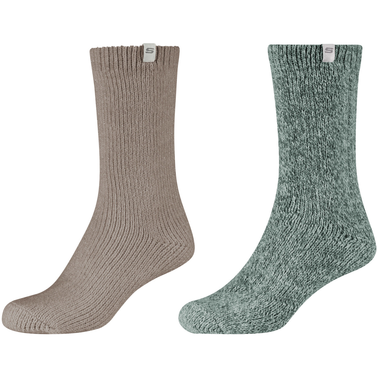 Skechers  2PPK Wm Casual Cozy Lurex Socks  ruznobarevne