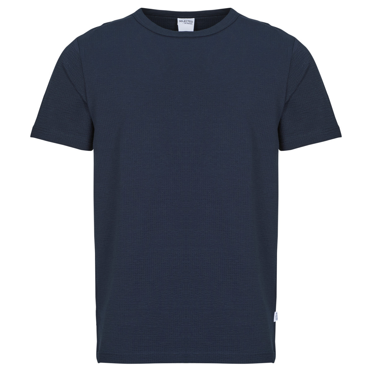 Selected  SLHSANDER SEERSUCKER  Tmavě modrá