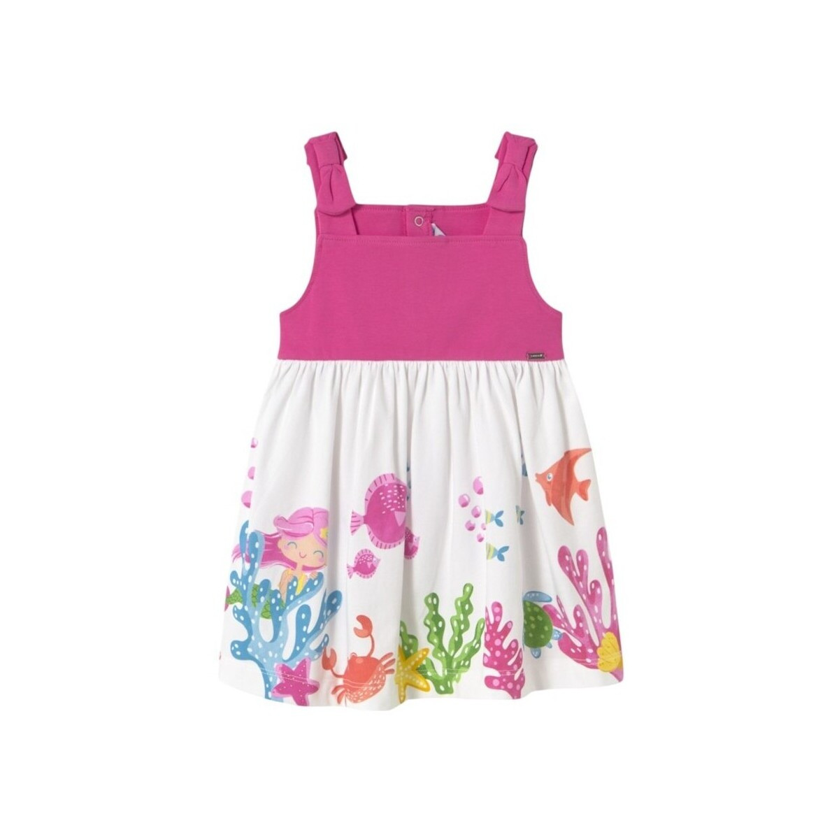 Mayoral  1924 Vestido punto Fuxia  Růžová