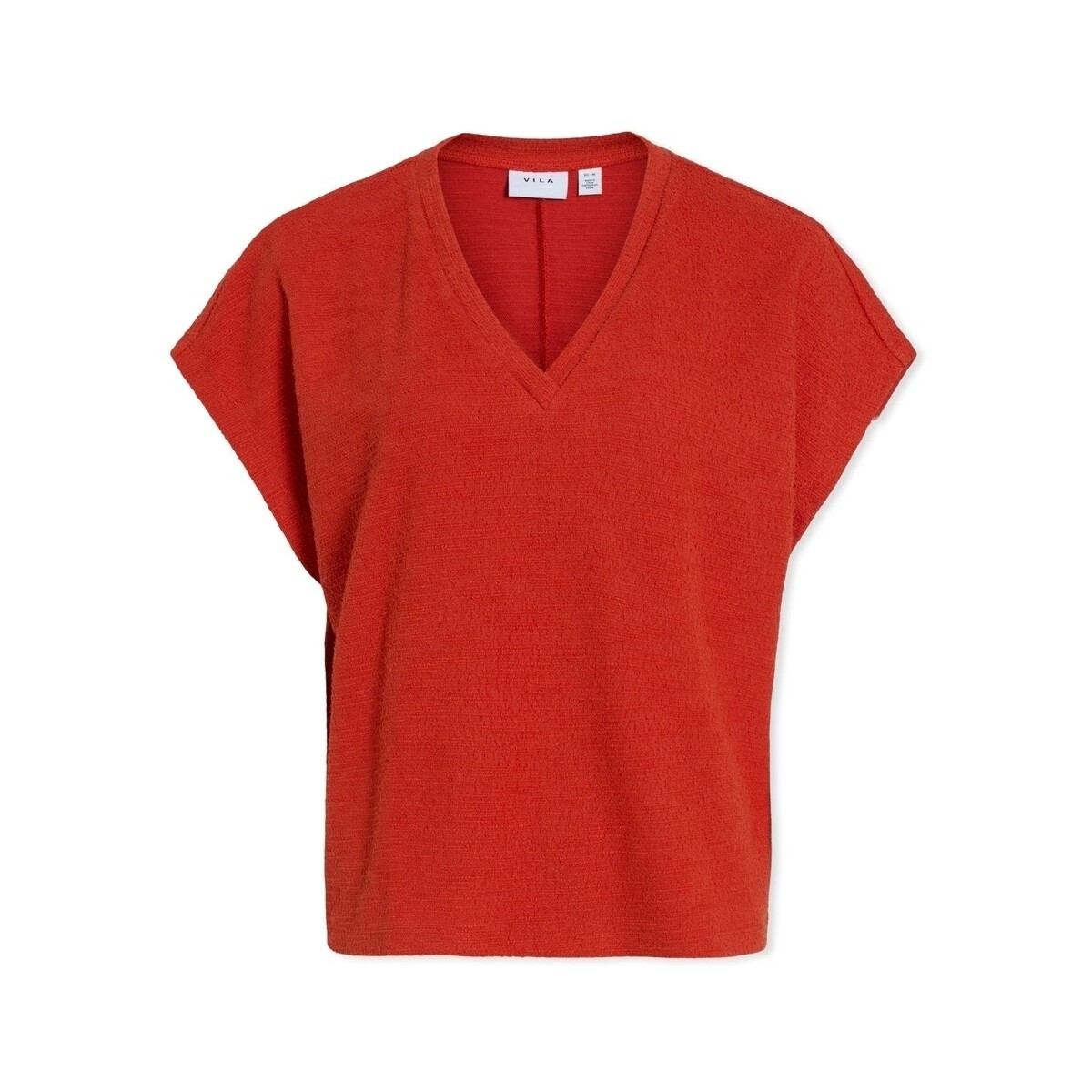 Vila  Top Amy - Aurora Red  Červená