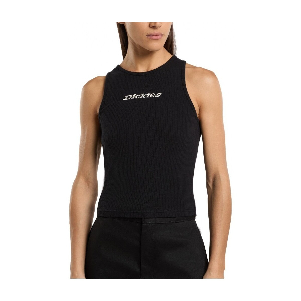Dickies  DK0A4Z8NBLK1 RIB TOP  Černá