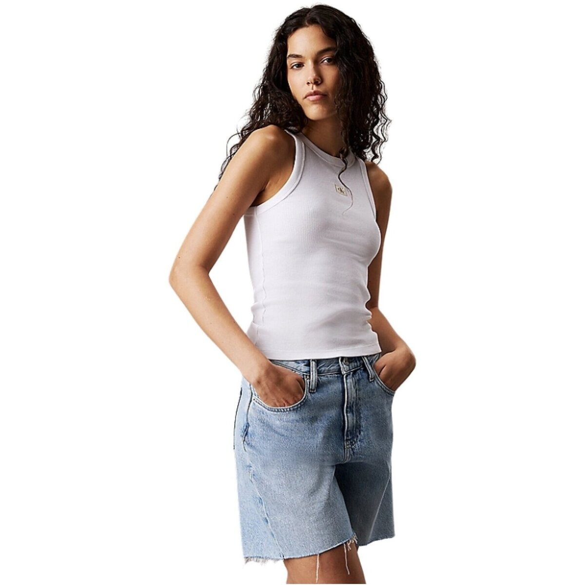 Calvin Klein Jeans  J20J225302  Bílá