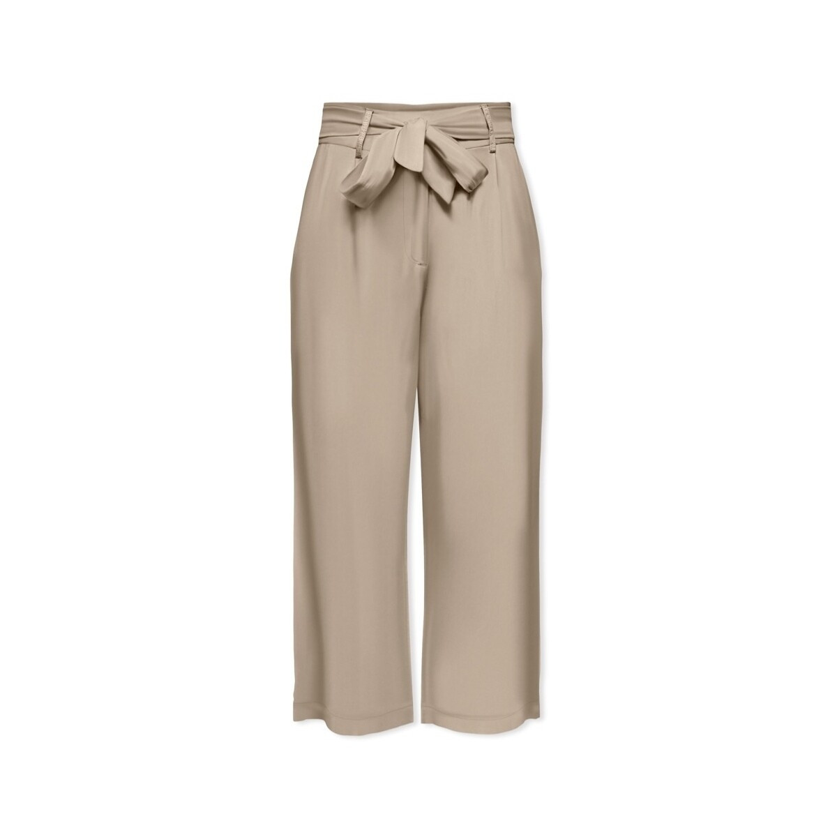 Only  Caro Linen Trousers - Oxford Tan  Béžová