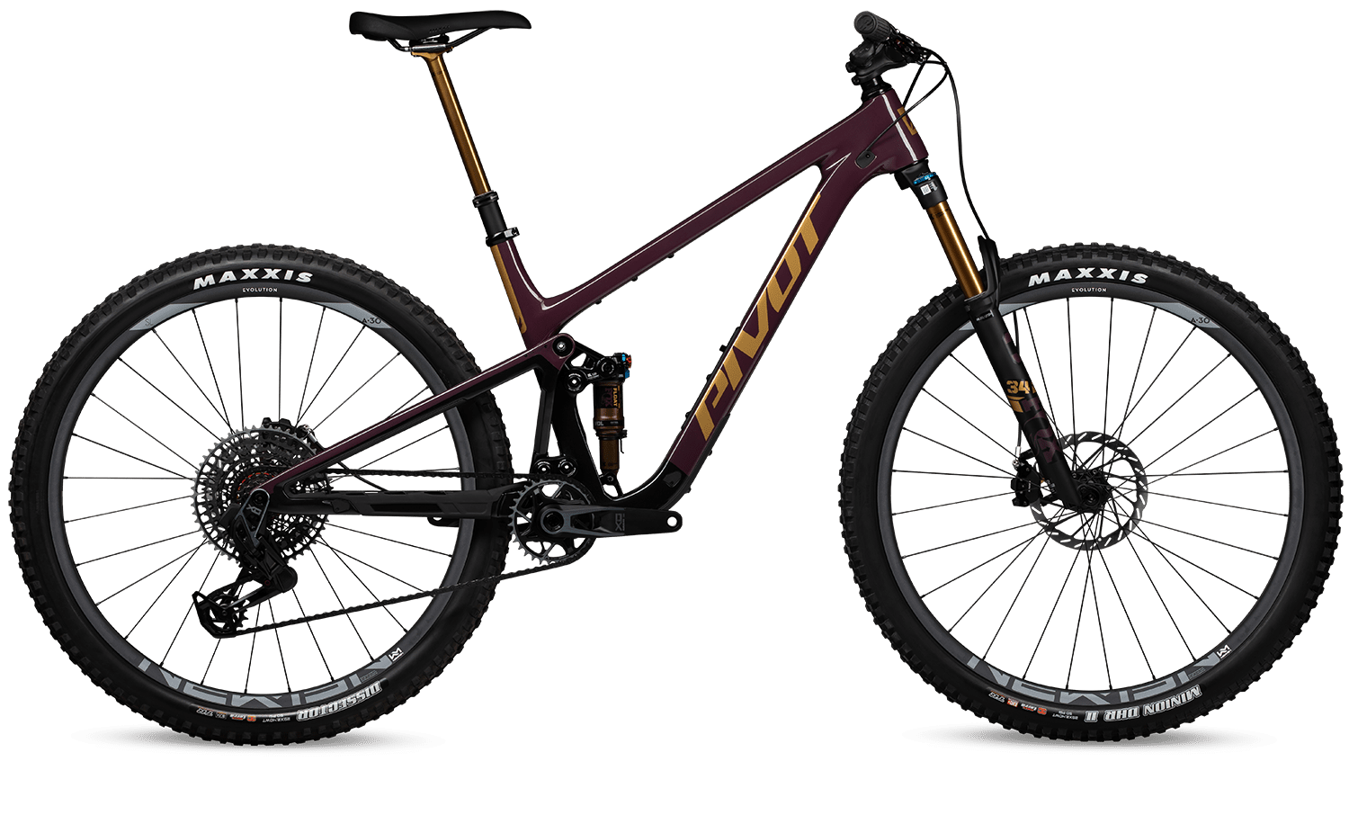 Celoodpružené kolo Pivot Trailcat SL Pro X0 Eagle Transmission Barva: Doctor Purple, Velikost: XS