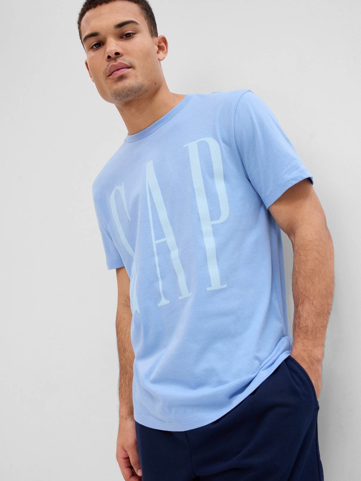 GAP V-SS CORP LOGO T Pánské tričko US L 610134-00