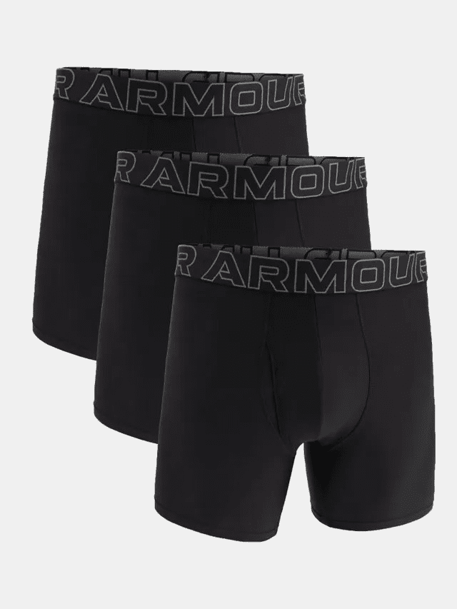 Under Armour UA PERFORMANCE TECH- SOLID 6in 3PK Pánské boxerky XXXL 1383878-001