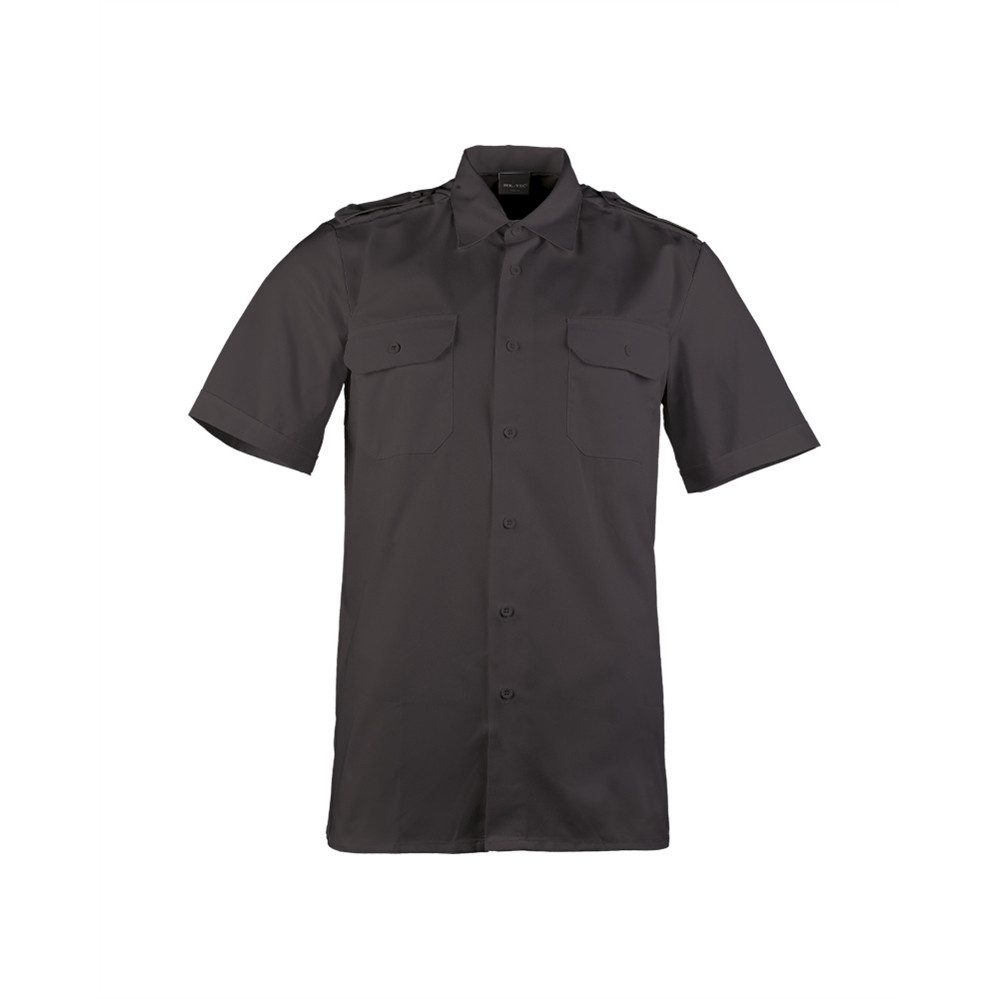 Košile Servis s krátkým rukávem - černá, 3XL