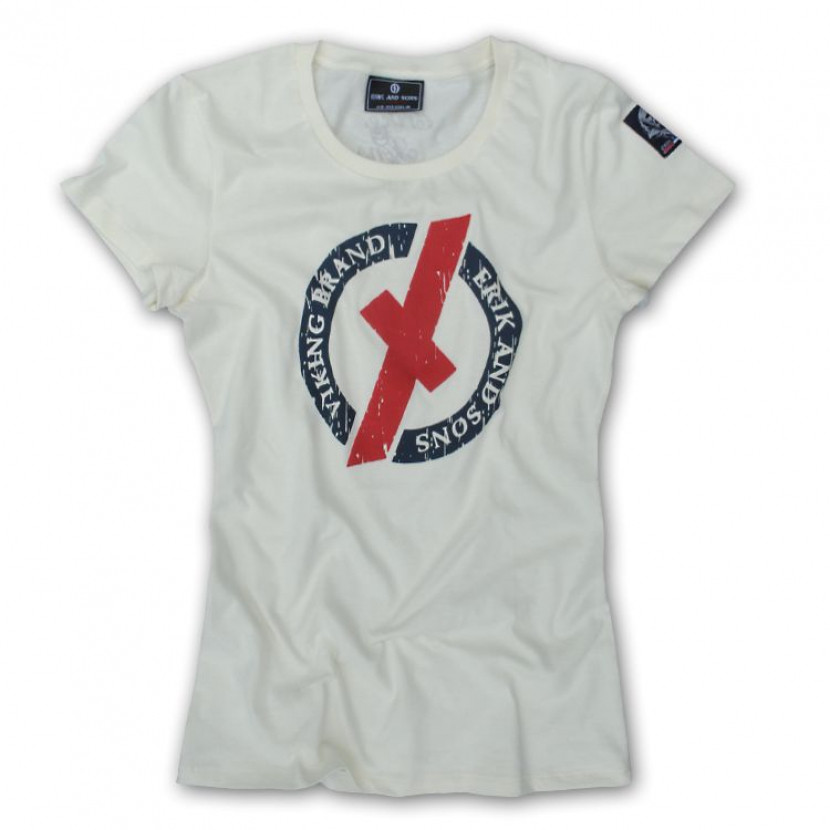 Triko dámské Erik and Sons Kompass - bílé, S