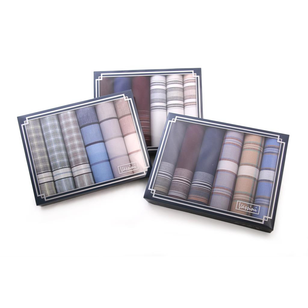 Pánské kapesníky Etex M37 6 ks - různé barvy