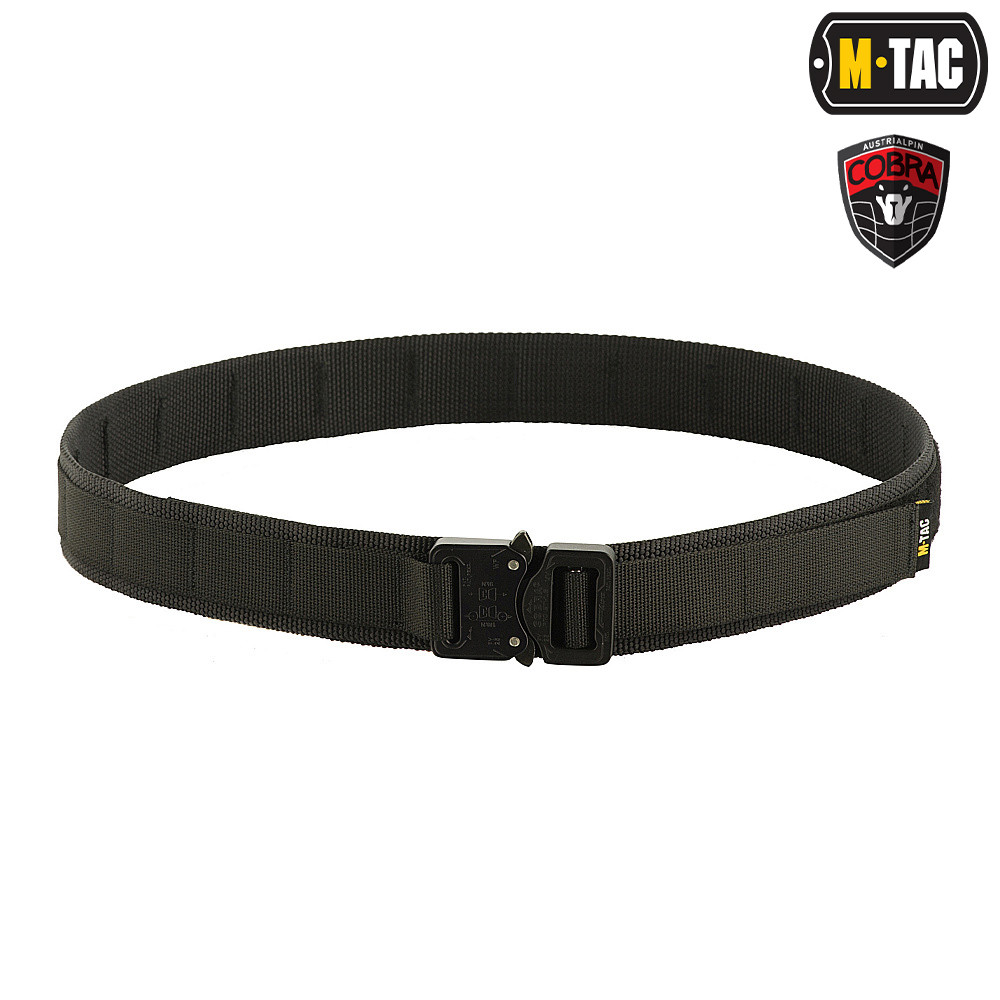 Opasek taktický M-Tac Cobra Buckle Tactical II - černý, XS/S