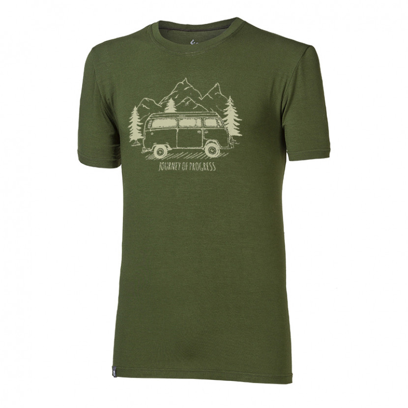 Tričko pánské Progress Bulli s bambusem - olivové, XXL