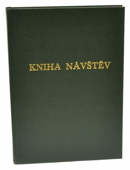 Hospa Kniha návštěv 100 listů - zelená