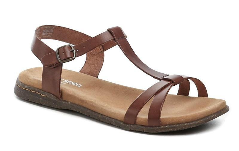 Josef Seibel 74501 hnědé dámské nadměrné sandály