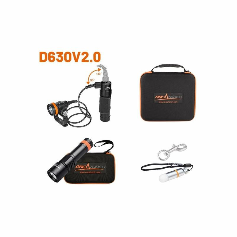 Orcatorch Svítilna D630 + D700 V2.0 set