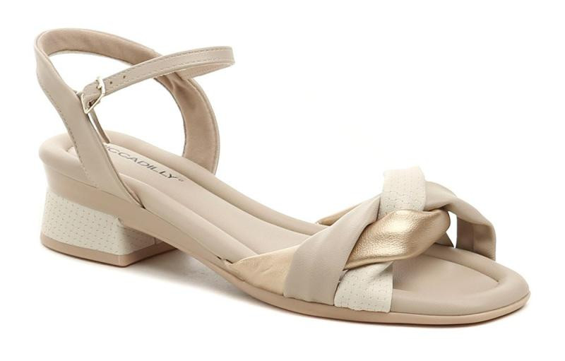 Piccadilly 475015-1 zlato béžové dámské sandály