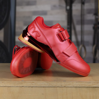 TYR Pánské vzpěračské boty FORCE Elite Carbon Lifter - red T1EC-610