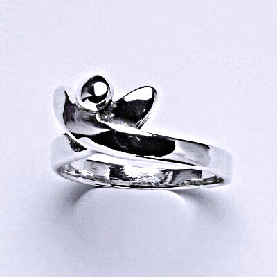 Stříbrný prstýnek, prsten ze stříbra,váha 3,19 g