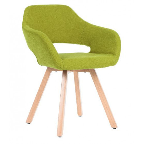 Antares Křeslo Belen Wood GALERIE - Čalounění Antares LÁTKY B, koženka BO / RF, RFM, BLOOM