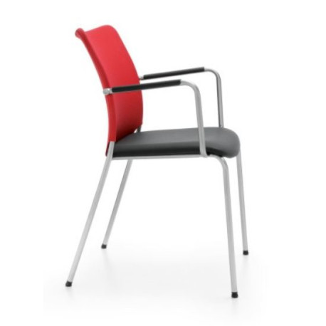 profim Konferenční židle SUN H - celočalouněná bez područek Barva kostry šedá kostra (metallic) GALERIE - Čalounění profim LÁTKY 0 / ALBA, EVO, NEXT