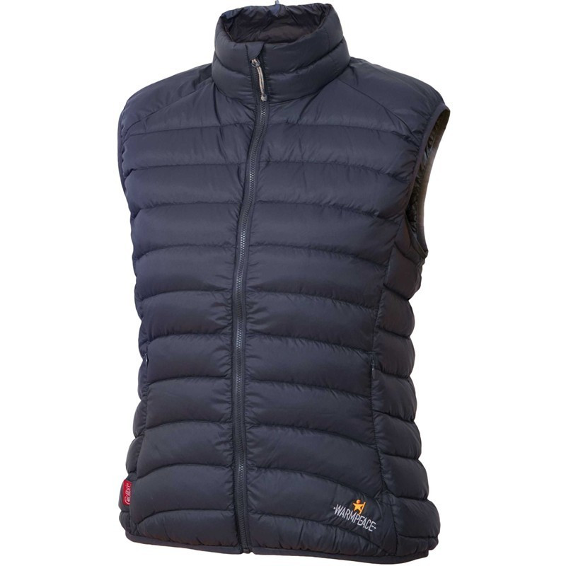 Warmpeace Dámská ultralehká péřová vesta Warmpeace Swan Lady Raven black