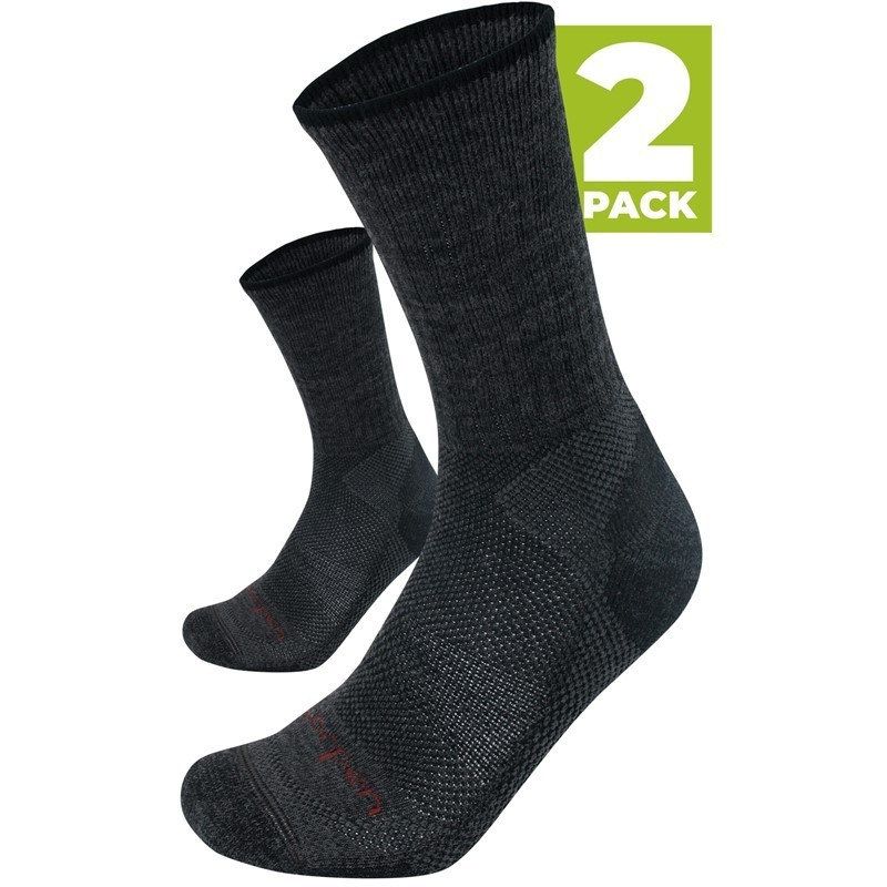Lorpen Ponožky Lorpen Merino blend light hiker Charcoal