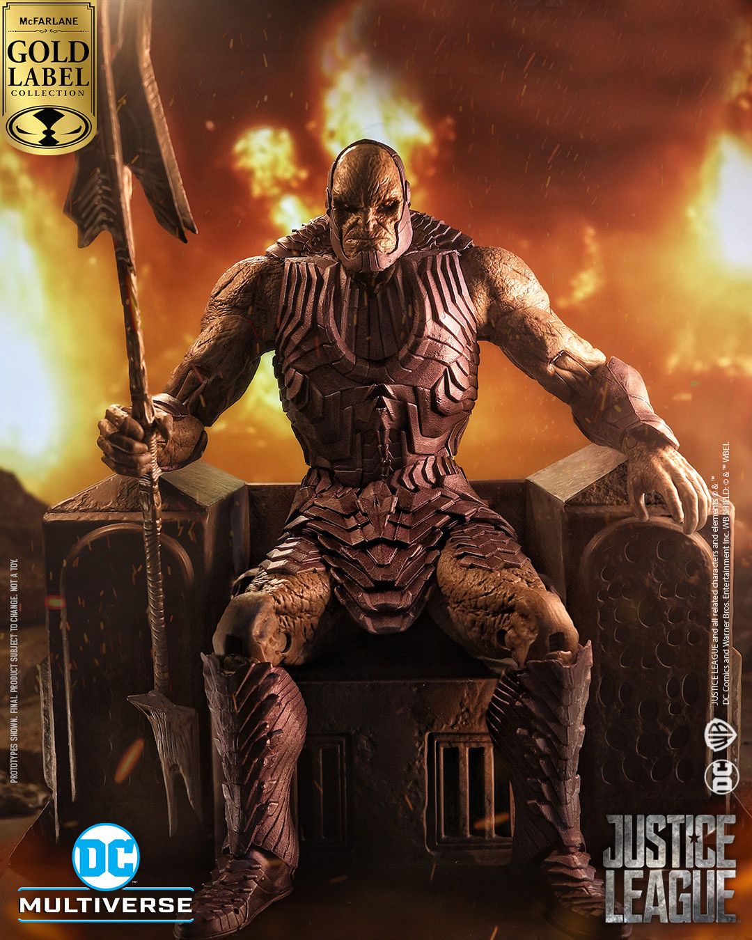 McFarlane | Zack Snyders Justice League - sběratelská figurka Darkseid with Throne (Gold Label) 24 cm