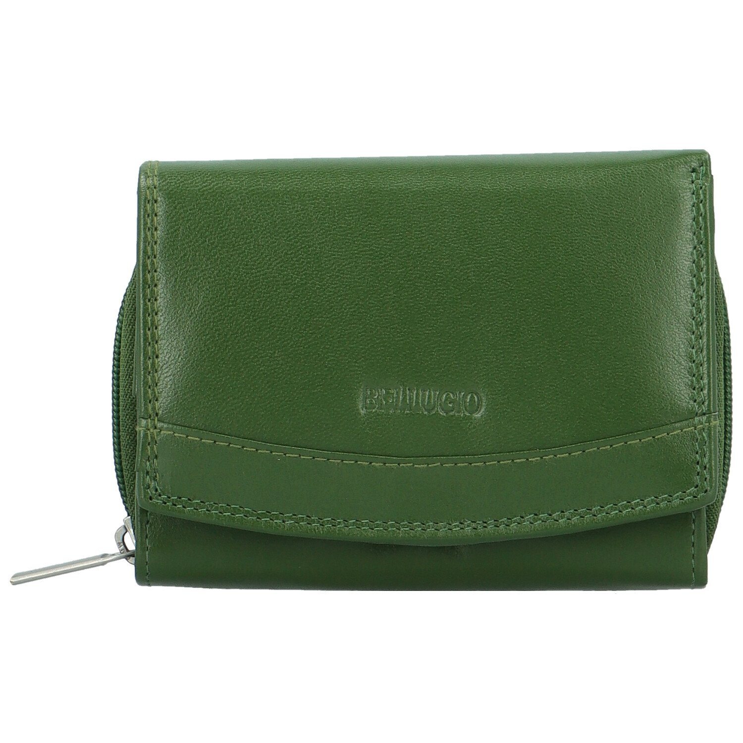 Trendy dámská kožená peněženka Bellugio Simonett, zelená