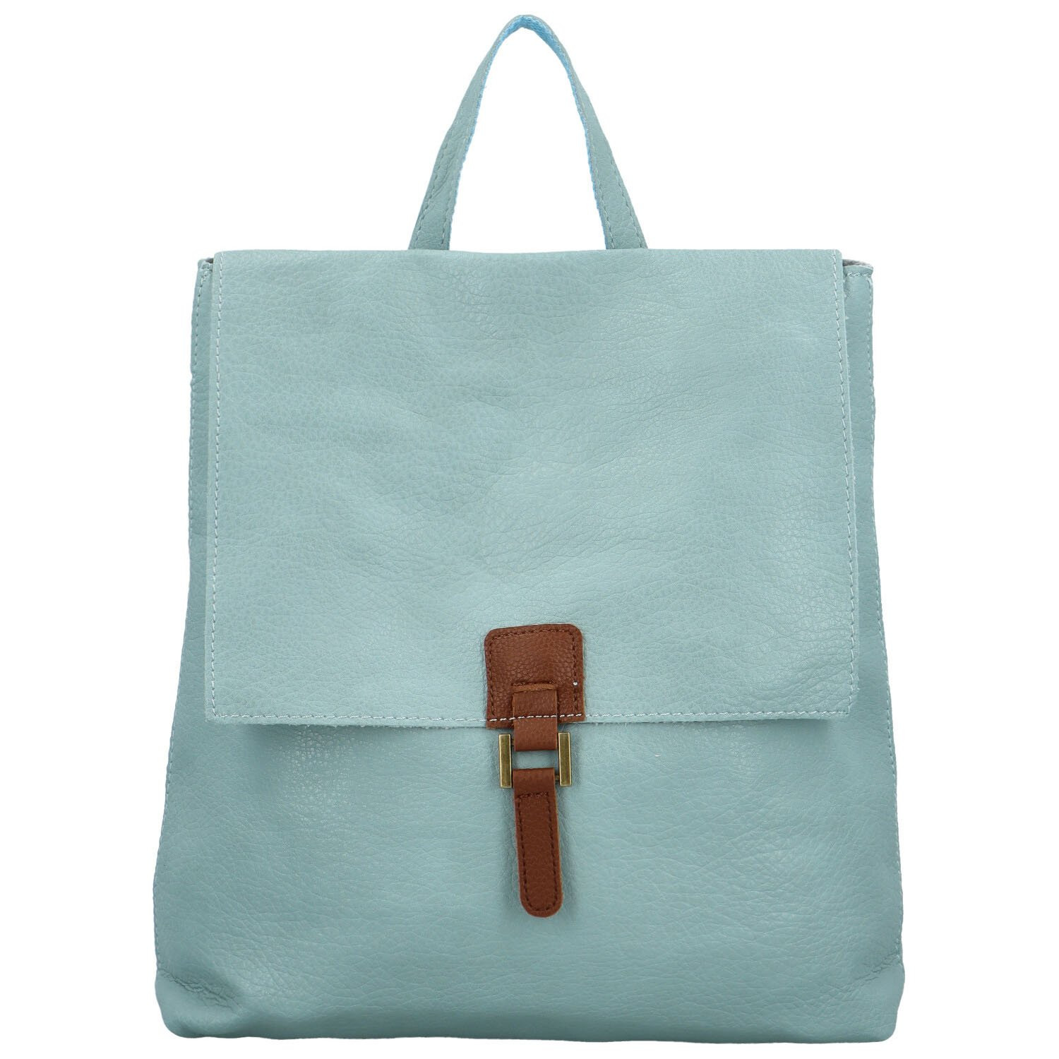 Stylový dámský koženkový kabelko-batoh Octtavius, světle modrý