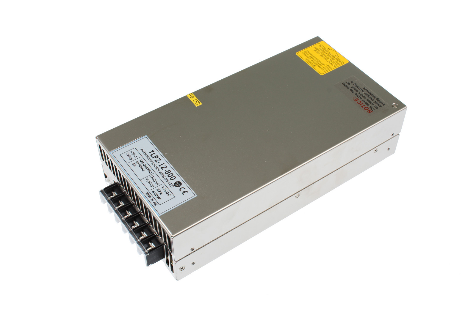 LED napájecí zdroj / trafo 800W vnitřní IP20 12V /TLPZ-12-800/