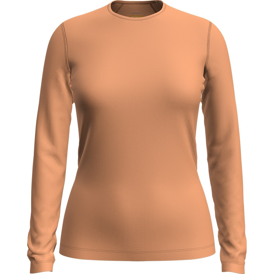 Dámské triko Icebreaker W's 260 Tech LS Crewe Velikost: S / Barva: oranžová