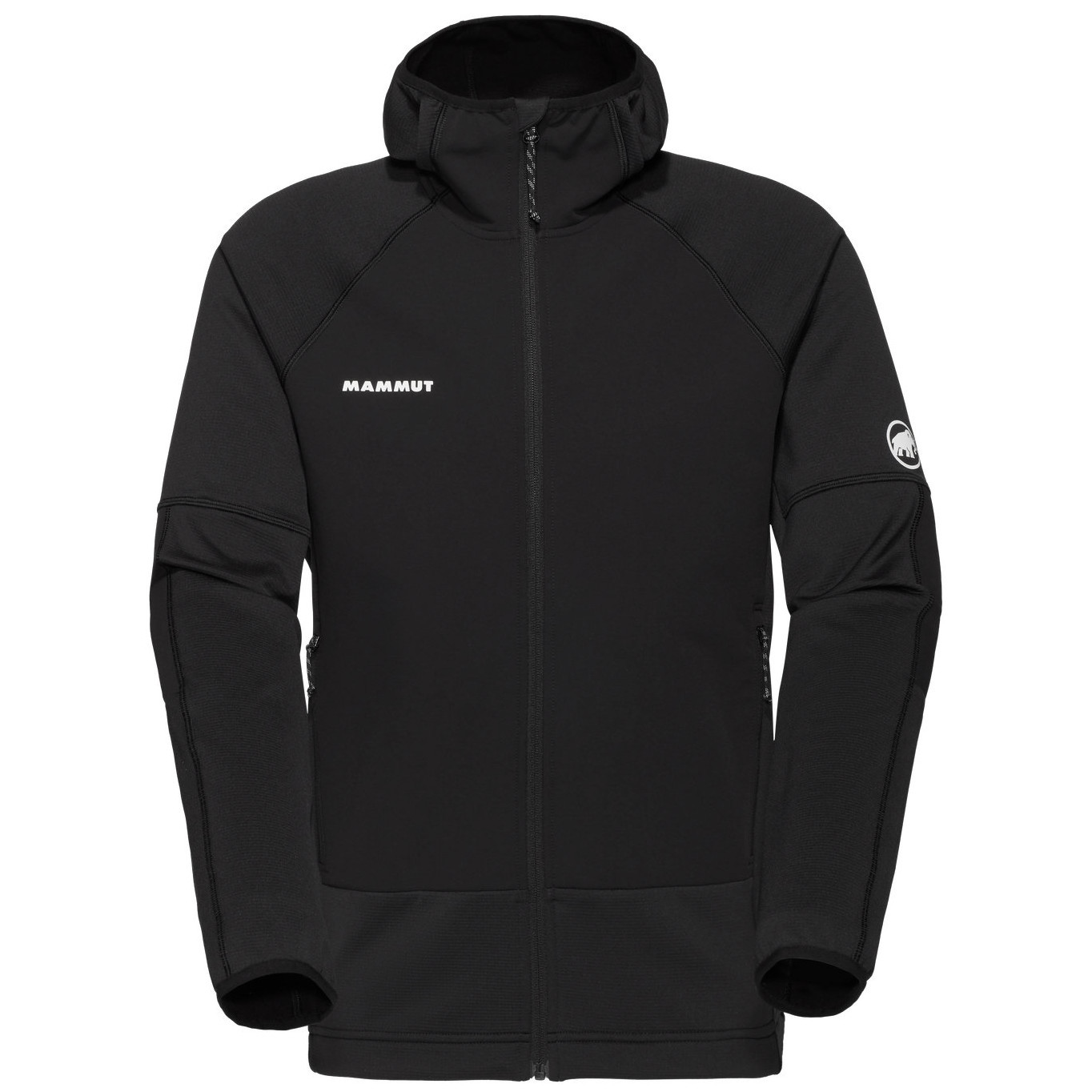 Pánská funkční mikina Mammut Massone ML Hooded Jacket Velikost: L / Barva: černá