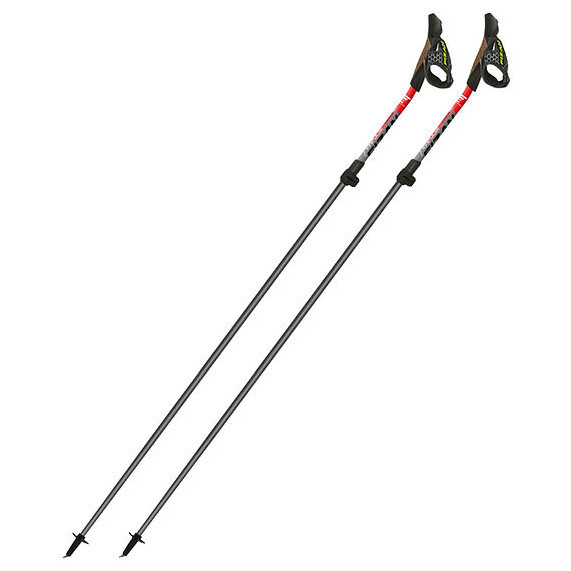 Nordic walking hole Fizan NW Carbon Pro Impulse Délka holí: 120 cm / Barva: červená
