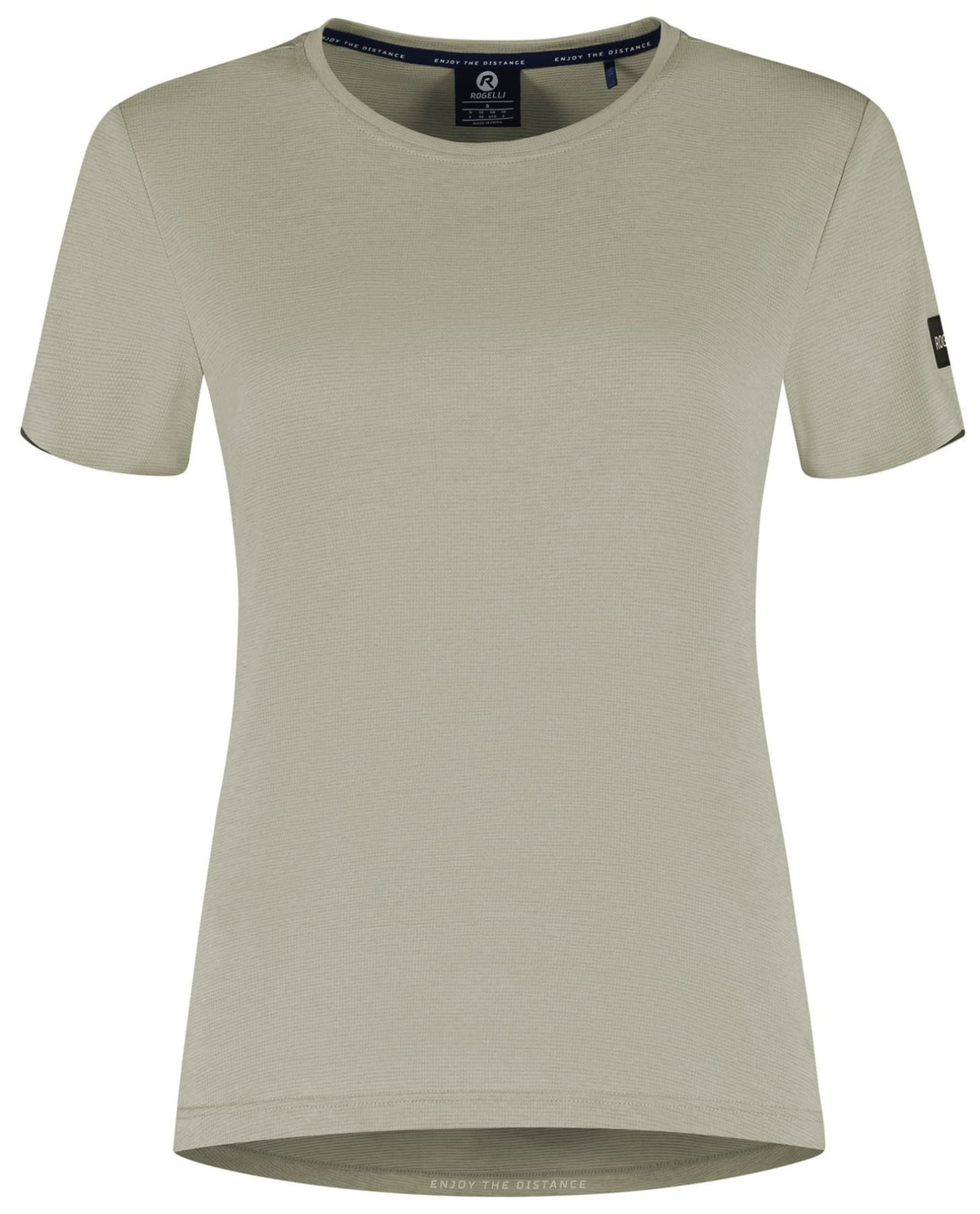 Dámské sportovní tričko Rogelli DISTANCE pro zvýšený odvod potu, béžové 2XL