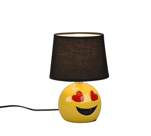 Stolní lampa Reality Lovely černá R51191002