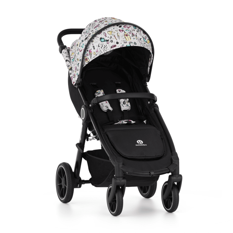 PETITE&MARS Kočárek sportovní Street2 RWS Black Limited 100 Tattoo