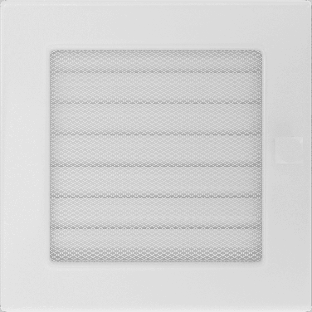 Krbová mřížka 17x17 BASIC bílá s žaluzií