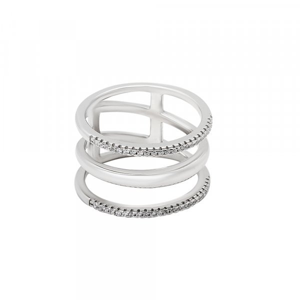 Prsten se syntetickými kameny 126-386-1762 52