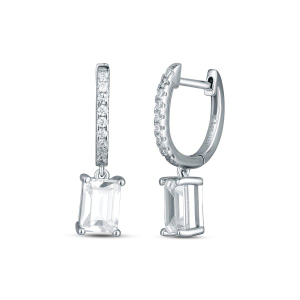 Náušnice se syntetickými kameny 136-404-809526-0000