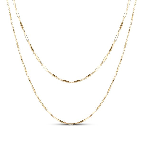 Náhrdelník bez kamenů / řetízkový 673-199-FA1900-0000