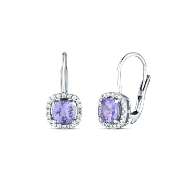 Náušnice s brilianty 334-429-T4459A 2.40g