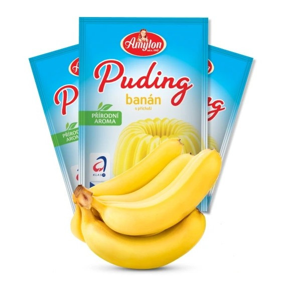 Amylon Puding banán s přírodním aroma