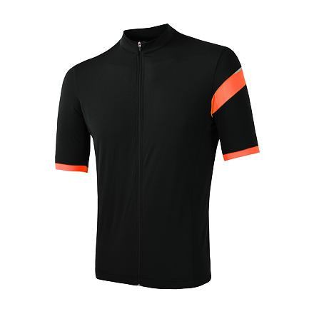 SENSOR CYKLO CLASSIC pánský dres kr.rukáv celozip černá/oranžová Velikost: XL 8592837065489