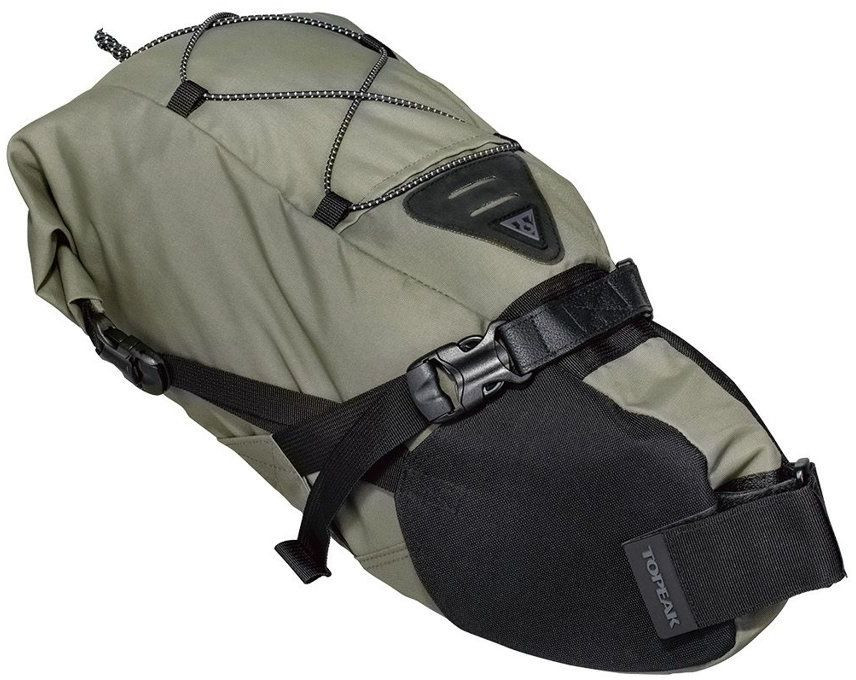 TOPEAK bikepacking BACKLOADER, rolovací brašna na sedlovku 10l zelená Velikost: UNI 4710069687840