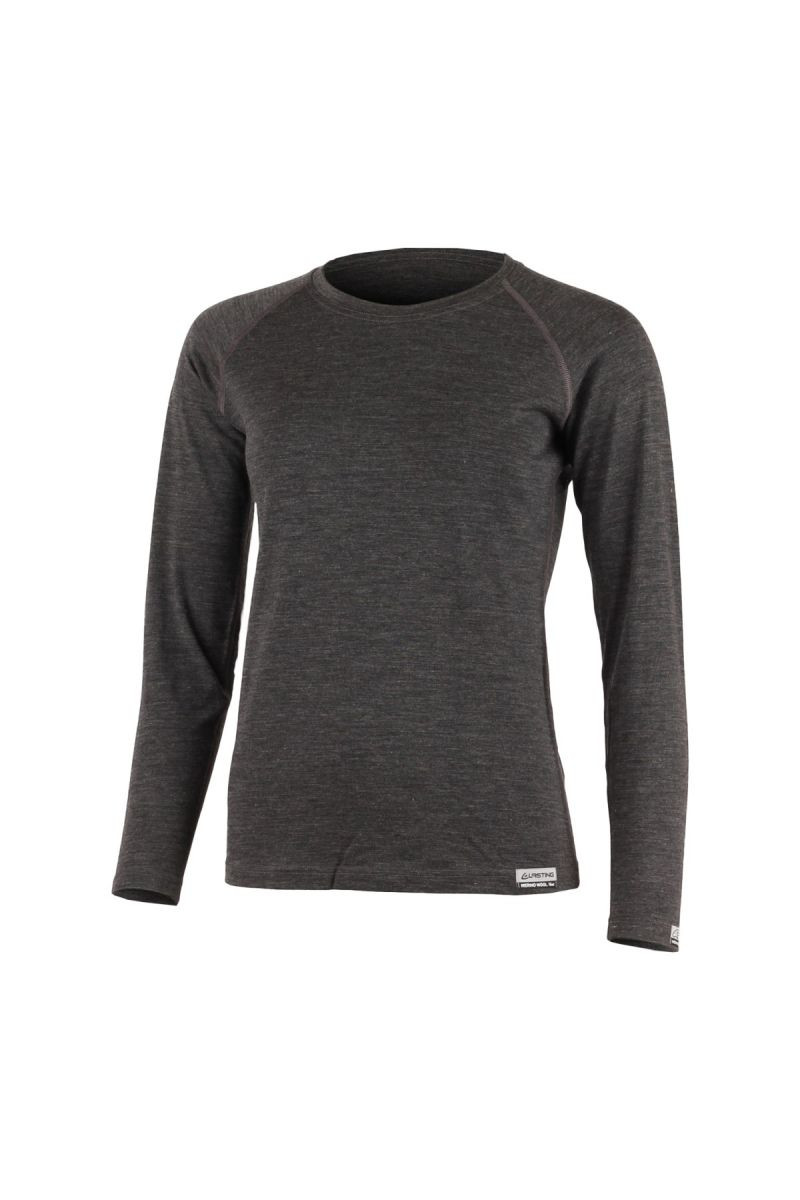 Lasting dámské merino triko ATILA šedá Velikost: M