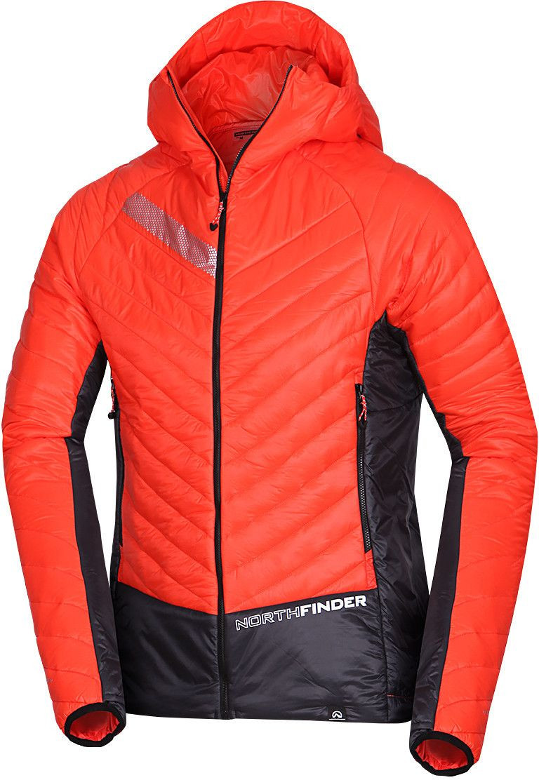 Northfinder OHNISTE pánská bunda orangeblack BU-51111SKP-170 Velikost: L 8584153575193