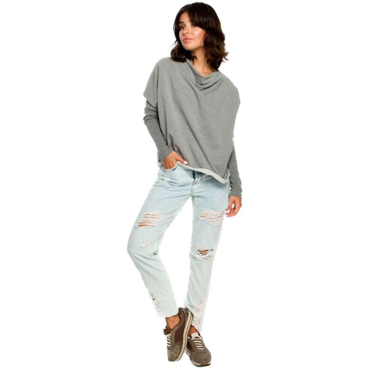 Bewear  Dámský top Jamtso B094 šedá  Šedá