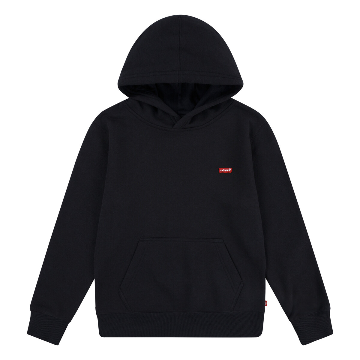 Levis  BATWING CHEST HOODIE  Černá