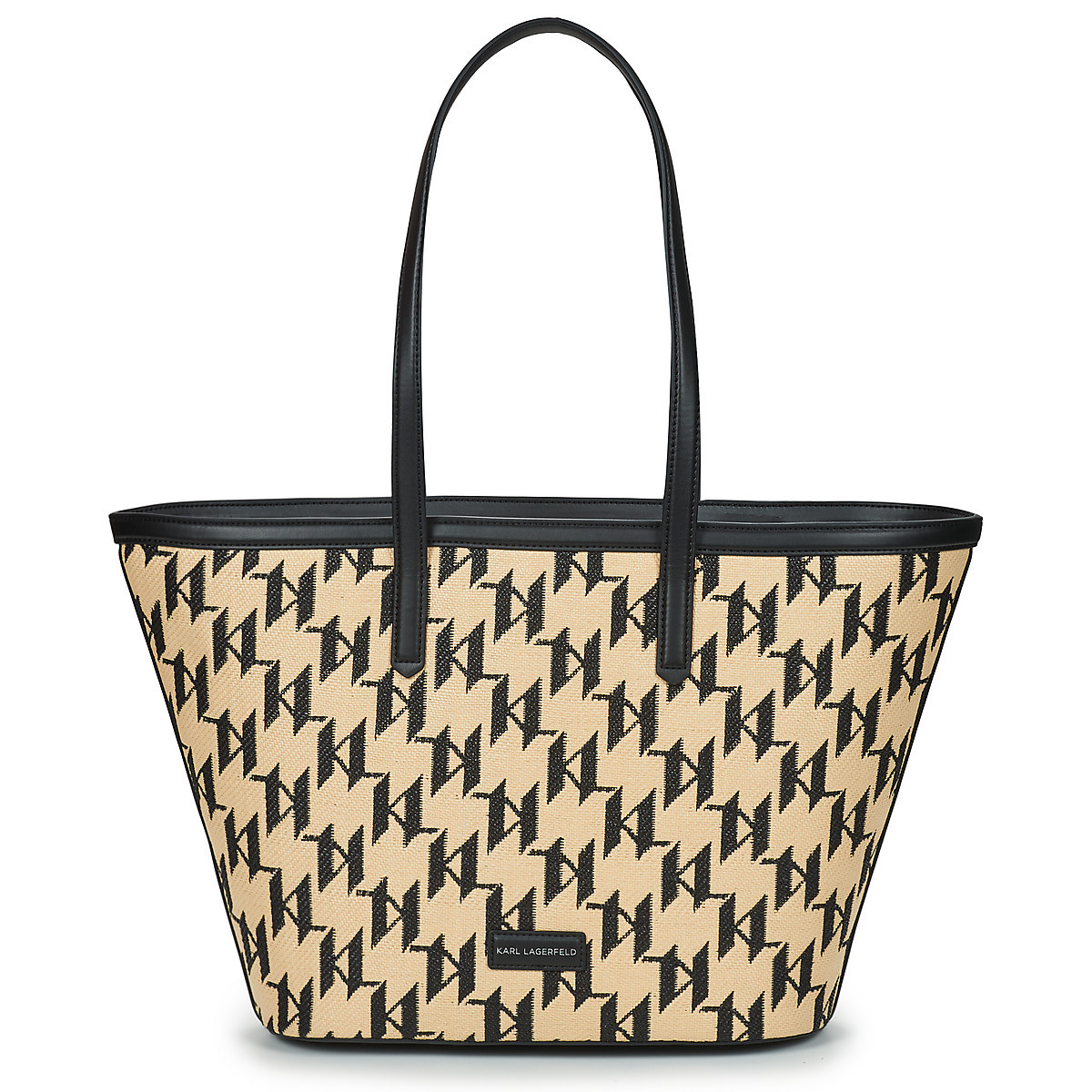Karl Lagerfeld  K/ESSENTIAL RAFFIA  SM TOTE MN  Béžová