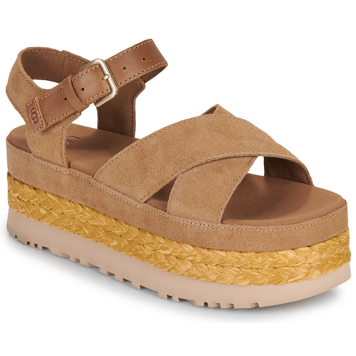 UGG  W AUBREY ANKLE STRAP  Hnědá